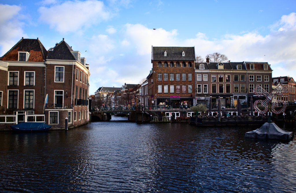 View of Leiden, the Netherlands.
