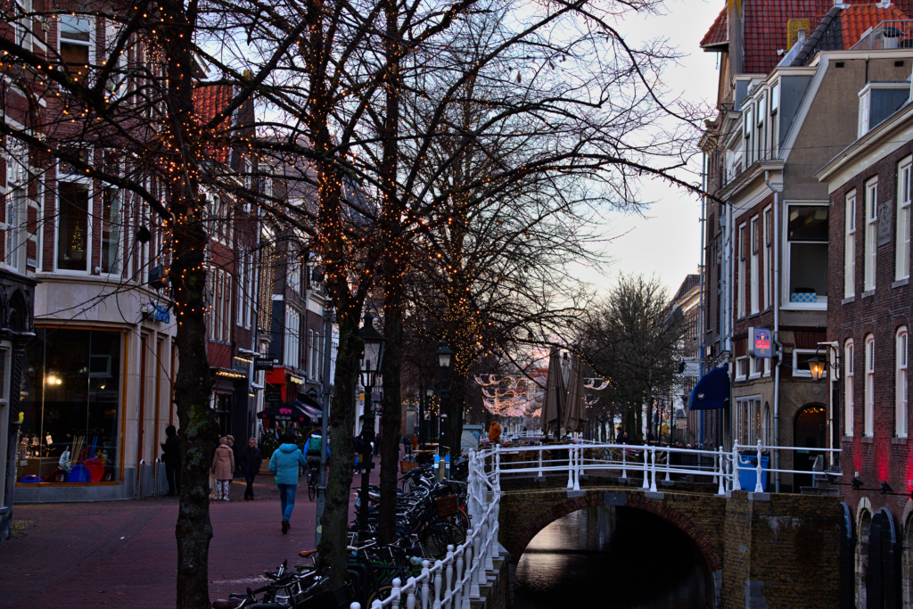 Streets of Delft, the Netherlands.