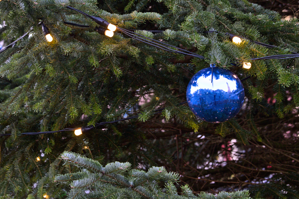 It's Christmas time in Delft, the Netherlands.