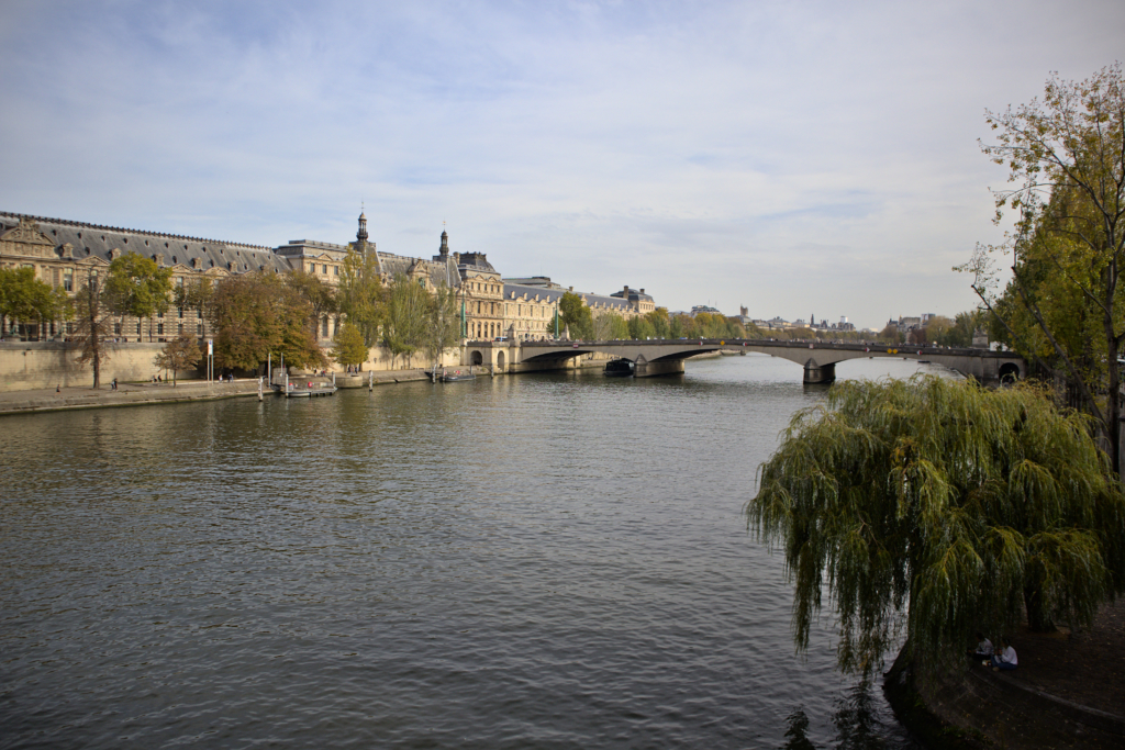 The amazing Seine river in downtown Paris, France.