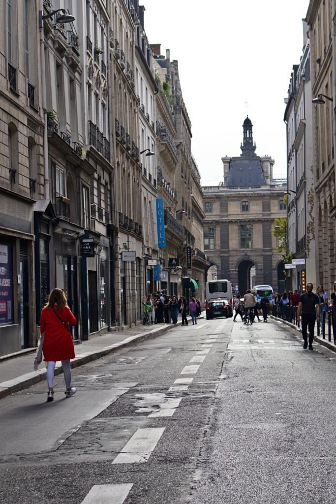 The streets of Paris, France.